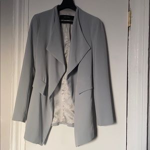 Zara light blue jacket